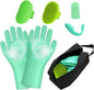 7PCS Dog Washing Gloves | Dog Bath Brush | Storage Bag | Dog Finger Toothbrush by Unknown