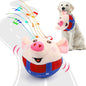 BABORUI Interactive Dog Toys Pig, Jumping Squeaky Dog Toys by BABORUI