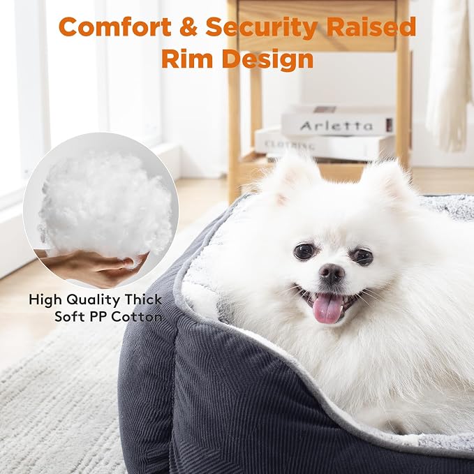 GASUR Dog Beds Small Plus Size, Small Dog Bed Washable, Orthopedic Pet Sofa Bed - Image 2