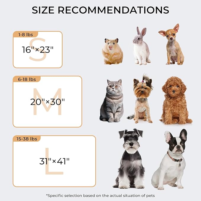 Luciphia 1 Pack 3 Blankets Fluffy Premium Fleece Pet Blanket Flannel Paw Bone - Image 4