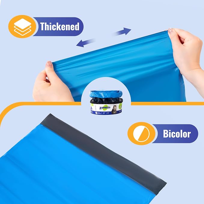4 Pack Cat Litter Refill Bags, Non-See-Through Jumbo 120FT Cartridge Refill - Image 5