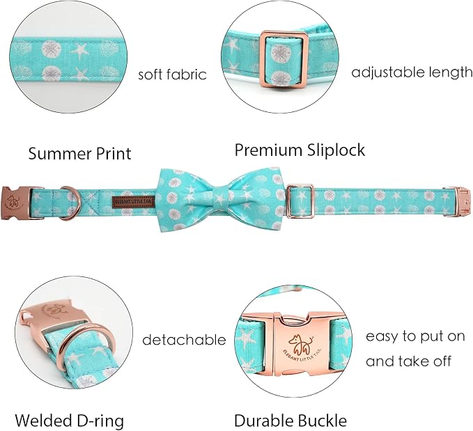 Elegant Little Tail Summer Dog Collar - Image 2