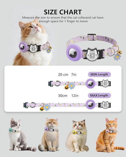 Cute Floral Breakaway Cat Collar - Image 5