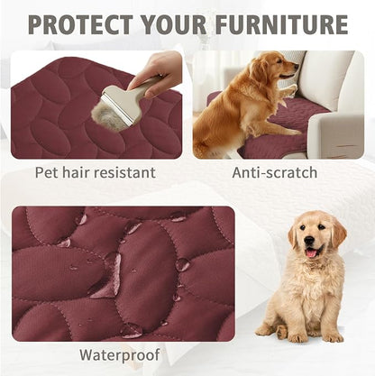 Ameritex Waterproof Pet Bed Cover Anti-Slip Dog Bed Blanket - Image 2