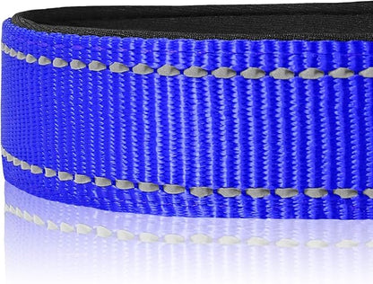 Joytale Reflective Dog Collar, Soft Neoprene Padded, Metal D-Ring, Nylon Pet - Image 4