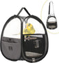 Bird Carrier for Travel with Clear Windows, Breathable Safe Fabric, Lightweight by A4PET