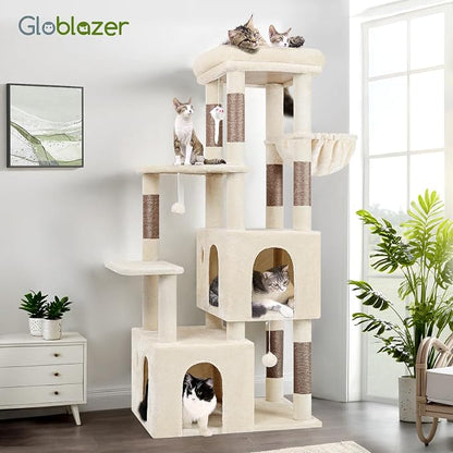 Globlazer Cat Tower for Indoor Cats, Heavy Duty Cat Trees for Large Cats Adult - Image 8