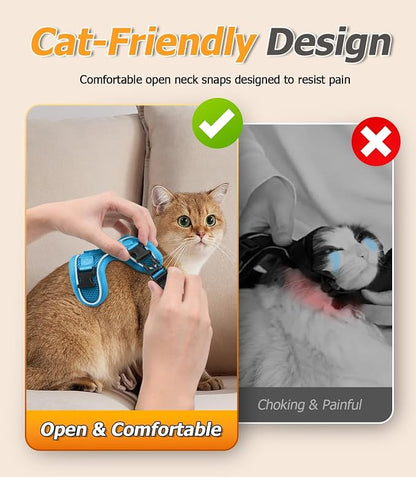 Halypet Cat Harness and Leash Set Escape Proof Adjustable Cat Leash Comfortable - Image 5