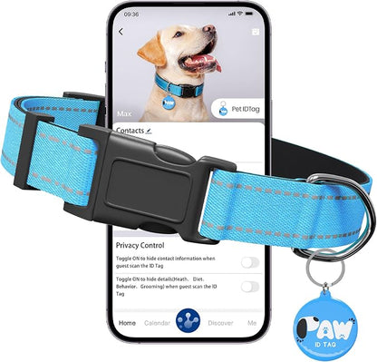 Reflective Dog Collar for Small Dogs by Pawduct