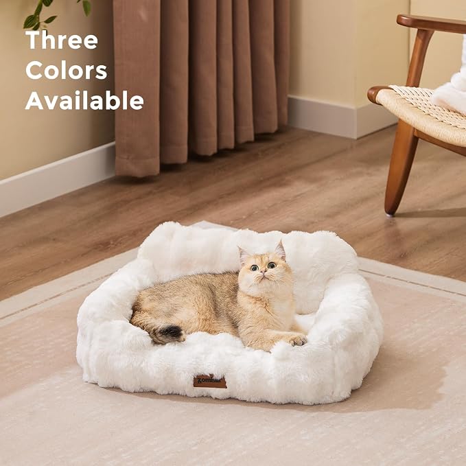 Orthopedic Cat Couch Bed for Indoor Cats, Cute Pet Sofa - Image 8