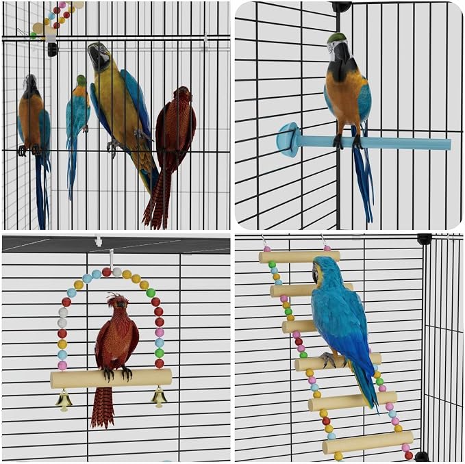 Big Flight Bird Cage, Wide Birdcage - Image 4