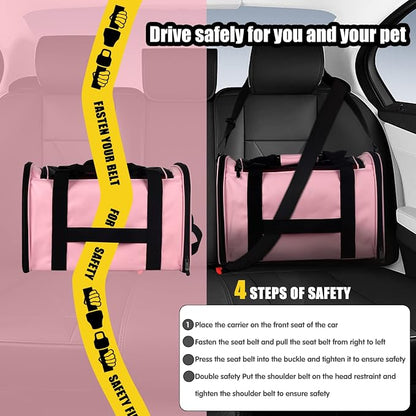 top tasta cat Carrier Large Dog Cat Carriers Puppies up to 30Lbs, Big Dog - Image 5