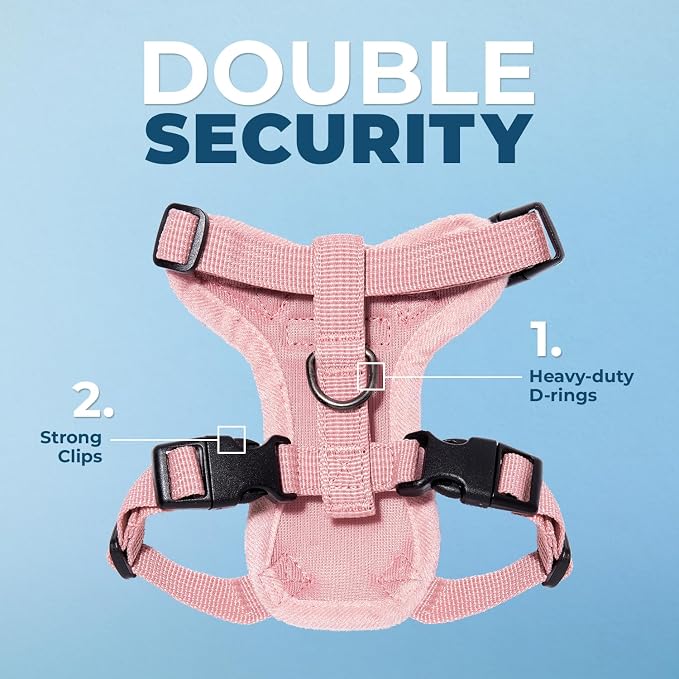 Voyager Escape-Proof Step-in Lock Cat Harness & 5ft Neoprene-Handle Leash Set - Image 2