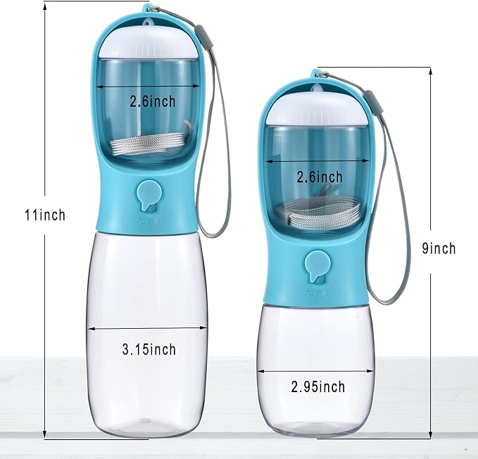 Dog Water Bottle with Food Container, Travel Puppy Water Bowl, Portable Pet - Image 6