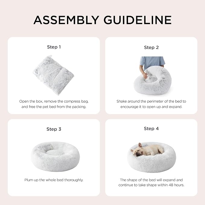 Bedsure Calming Dog Bed for Small Dogs - Image 6