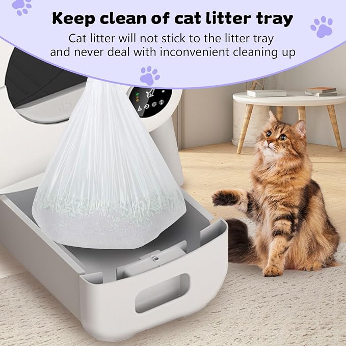 80 Count 26" x 11.8" Cat Litter Box Liners - Image 4