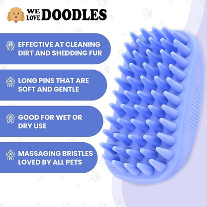 Dog Grooming Bath Brush, Pet Rubber Brush - Image 2