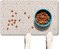 Absorbent Pet Dog Bowl Mat for Food and Water, Pet Cat Food Feeding Mat by Ideasonna