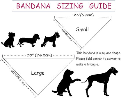 ARING PET Halloween Dog Bandanas, Cotton Pink Pumpkin Pet Bandanas Cute - Image 5