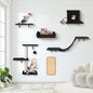 Cat Wall Shelves, 6 in 1 Cat Wall Furniture Set by %E2%80%8B%E2%80%8BPawCozy%E2%80%8B%E2%80%8B