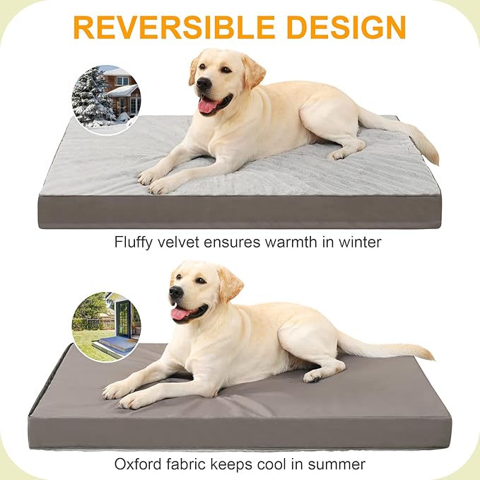 KSIIA Orthopedic Dog Bed Waterproof Dog beds - Image 4