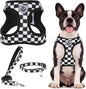 PUPTECK Adjustable Dog Harness Collar and Leash Set Step in No Pull Pet Harness by PUPTECK
