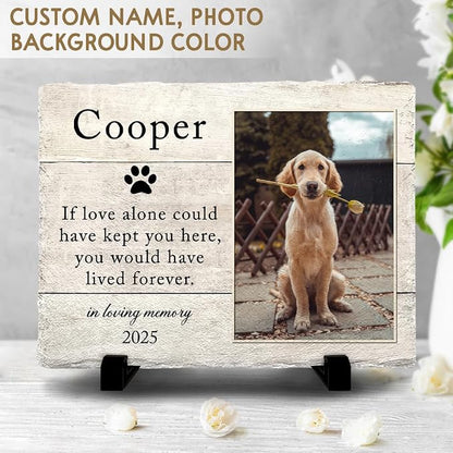 Personalized Memorial Headstone Marker: Honor Your Cat or Dog, Simple Lasting - Image 2