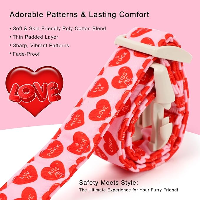 Valentines Dog Collar for Small Dogs - Image 4