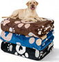 Premium Dog Blankets for Large Dogs & Cat Flannel Blanket Washable, Soft Pet by Gowyeg