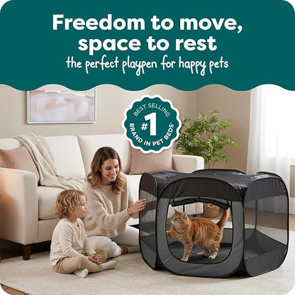 FurHaven Portable Pet Playpen for Dogs & Cats, Extra Large Indoor Kitten Playpen - Image 2