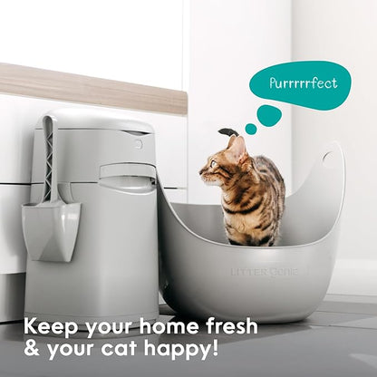 Litter Genie Easy Roll Cat Litter Disposal Pail | Odour Control, Refill Bags & - Image 11