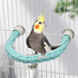 U Shape Bird Parrot Perch Stand Toy, Cotton Bendable Parakeet Standing Climbing by Dnoifne