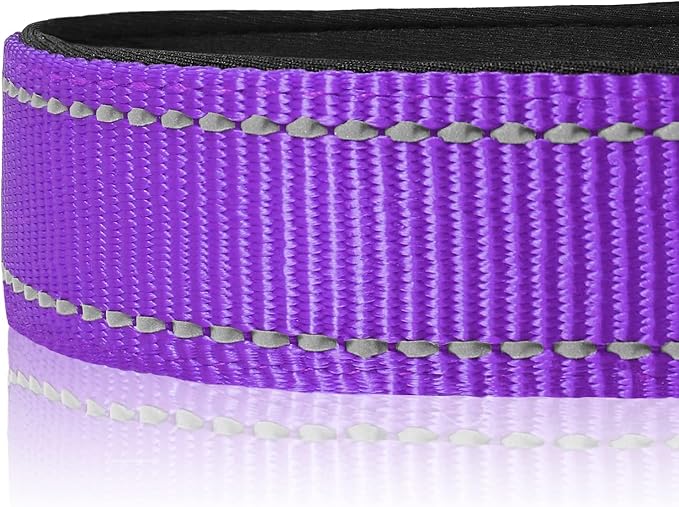 Joytale Reflective Dog Collar, Soft Neoprene Padded Breathable Nylon Pet Collar - Image 4