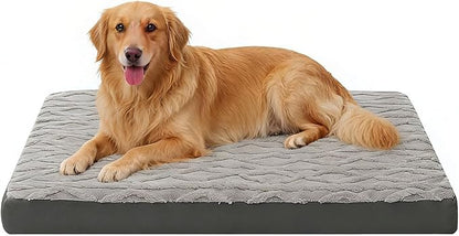 Orthopedic Dog Beds for Medium Dogs – Waterproof Plush Pet Mattress by %E3%80%90AWarmHavenforPets%E3%80%91