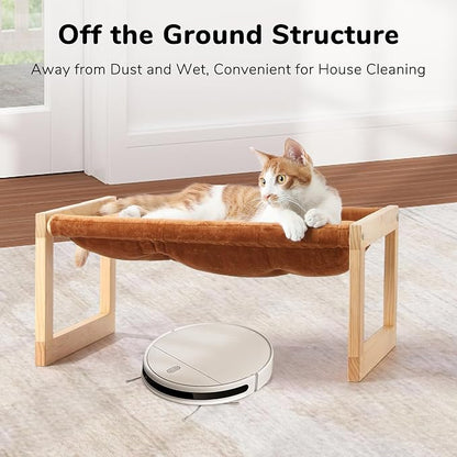 FUKUMARU Cat Bed with Removable Cover, Plush Velvet Couch - Image 6