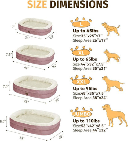 Orthopedic Waterproof Large Dog Bed: Memory FoamWashable Dog Bed - Image 2