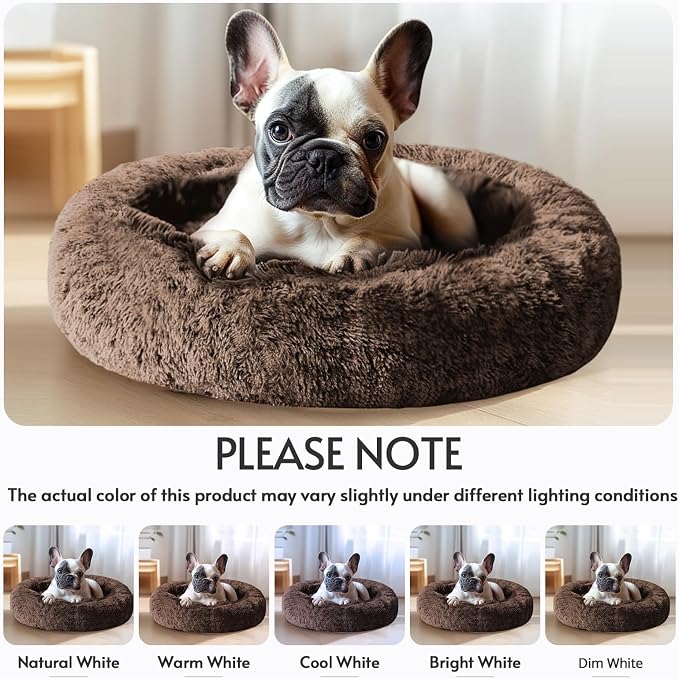 JOLLYVOGUE Calming Small Dog & Cat Bed - Image 7
