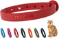 Red Cat Collar - Soft, Comfortable, and Lightweight Breakaway Collar by Nuvuq