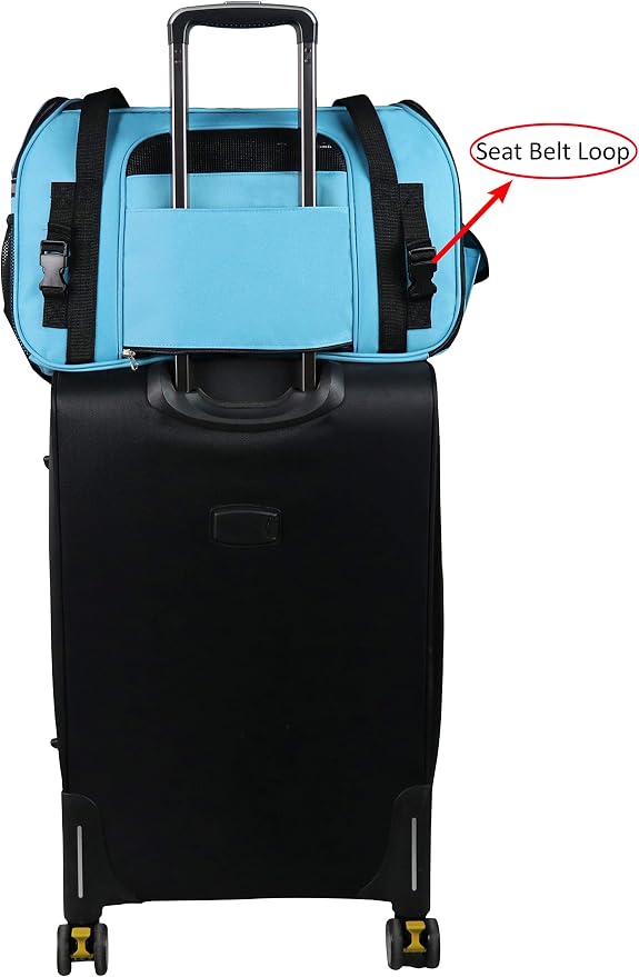 EliteField Soft Pet Carrier Soft Sided Dog Puppy Cat Carrier Travel Bag - Image 5