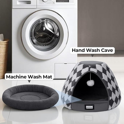 BALANCE Cat Beds for Indoor Cats, 2-in-1 Cat Bed Cave - Image 9