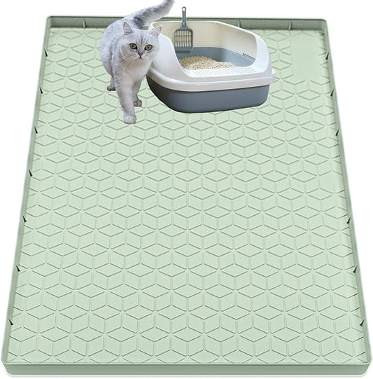 Cat Litter Mat, Silicone Large Cat Mat by Jacooxi