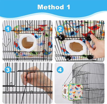 Cotton Bird Bed & Hammock for Cage - Image 3