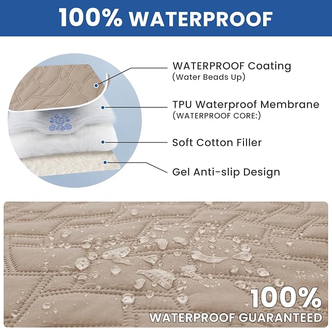 Waterproof Dog Bed Cover Pet Blanket, Soft Couch Cover - Image 2
