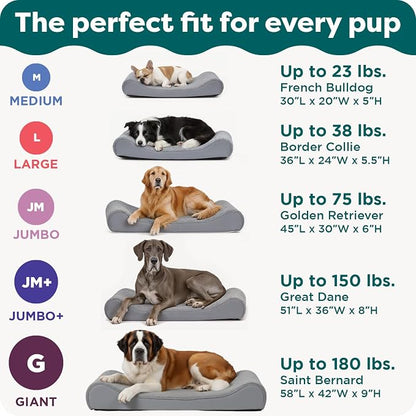 FurHaven Orthopedic Dog Bed for Large/Medium Dogs, Luxe Lounger Contour Mattress - Image 6
