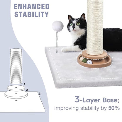 Fantasreen 31" Cat Scratching Post Kitten Toys - Image 3