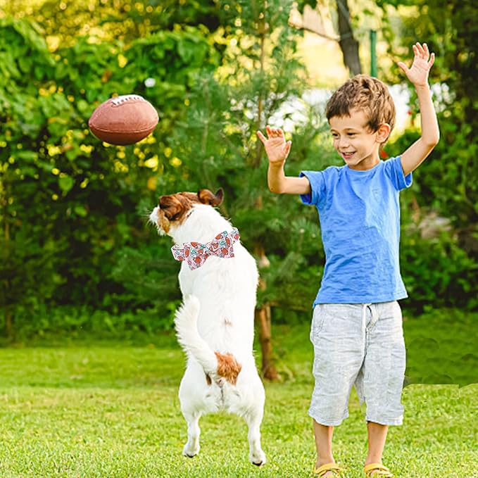 Dog Collar - Rugby with Bow Cute Pet Collar - Image 6
