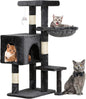 BestPet | 37" Cat Tree Tower | Light Gray | Sturdy Multi-Level Cat Tree by BestPet