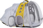 Dual Expandable Cat Backpack Carrier, Fit up to 20 lbs, Expandable Pet Carrier by halinfer
