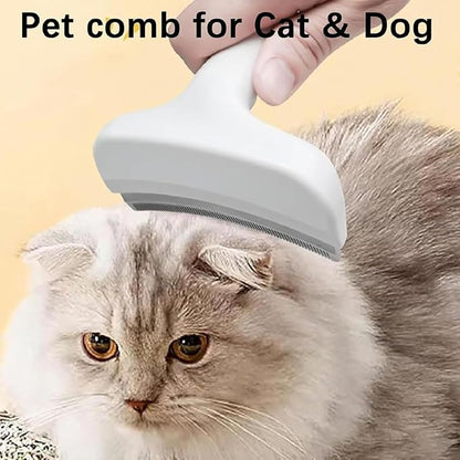 V-Tooth Deshedding Comb, Doggo Comfy Pet Comb Pro, Dog & Cat Grooming Brush - Image 2