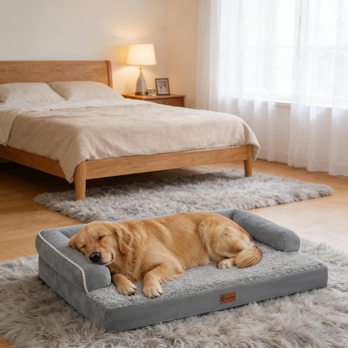 Orthopedic Dog Beds for Large Sized Dogs, Waterproof Egg Crate Foam Large Dog - Image 8